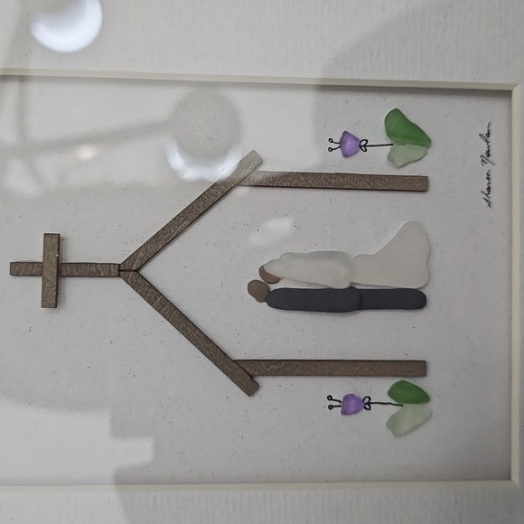 DEMDACO Sharon Nowlan Fine Art Wedding Chappel Love Pebbles 8 X 10 - Picture 2 of 8